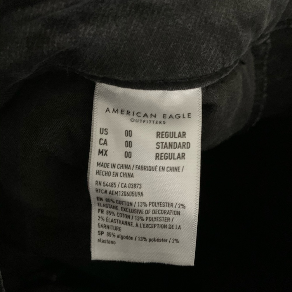 AE next level stretch jeans size 00 - Picture 7 of 8